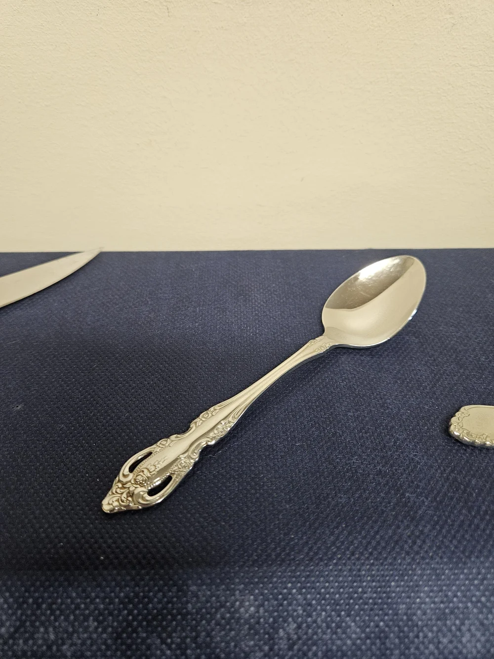 Oneida Stainless Steel Steak Knife and Spoons Dover & Michelangelo Patterns